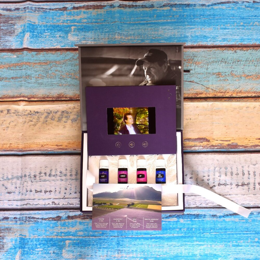In Loving Memory Of Gary Young Living Oil Set W/ Video Player Legacy Kit NEW